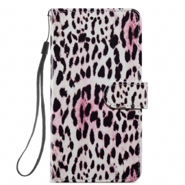 δερματινη θηκη Samsung Galaxy S22 Plus 5G Leopard Print