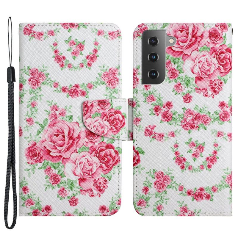 Κάλυμμα Samsung Galaxy S22 Plus 5G Liberty Royal Flowers