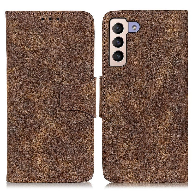 Κάλυμμα Samsung Galaxy S22 Plus 5G Vintage Split Leather