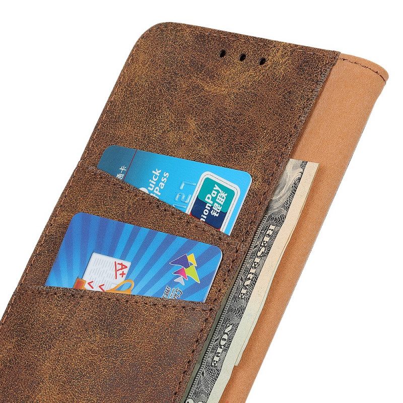 Κάλυμμα Samsung Galaxy S22 Plus 5G Vintage Split Leather