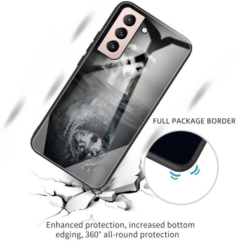 θηκη κινητου Samsung Galaxy S22 Plus 5G Puppy Dream Tempered Glass