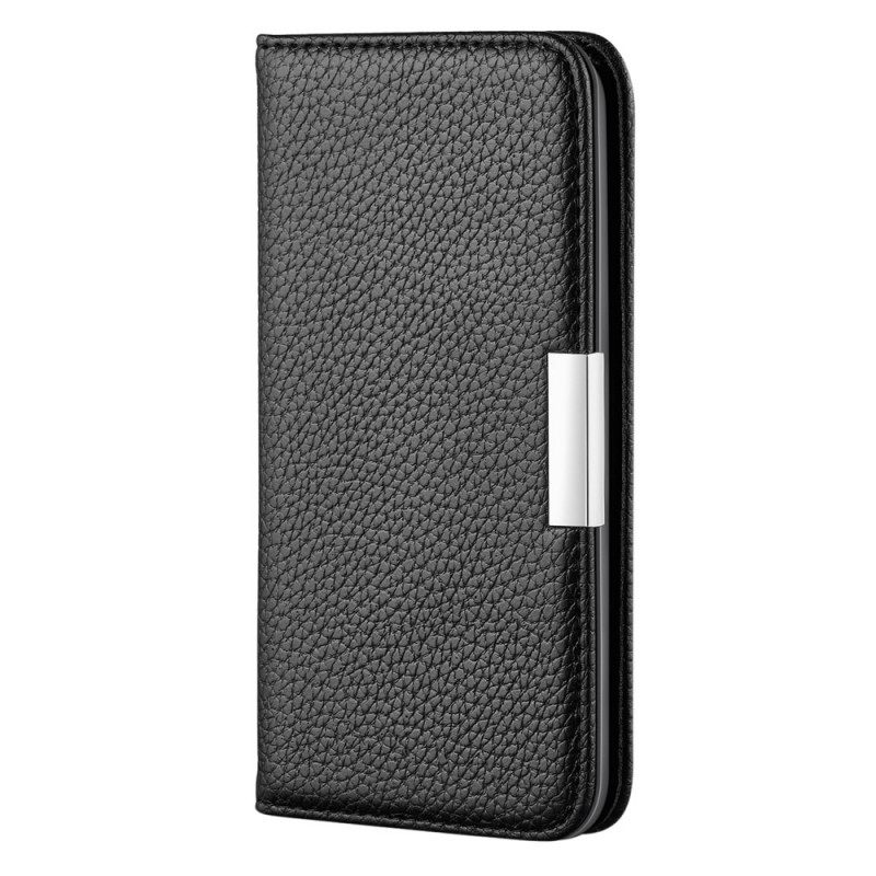 θηκη κινητου Samsung Galaxy S22 Plus 5G Θήκη Flip Litchi Ultra Chic Faux Leather