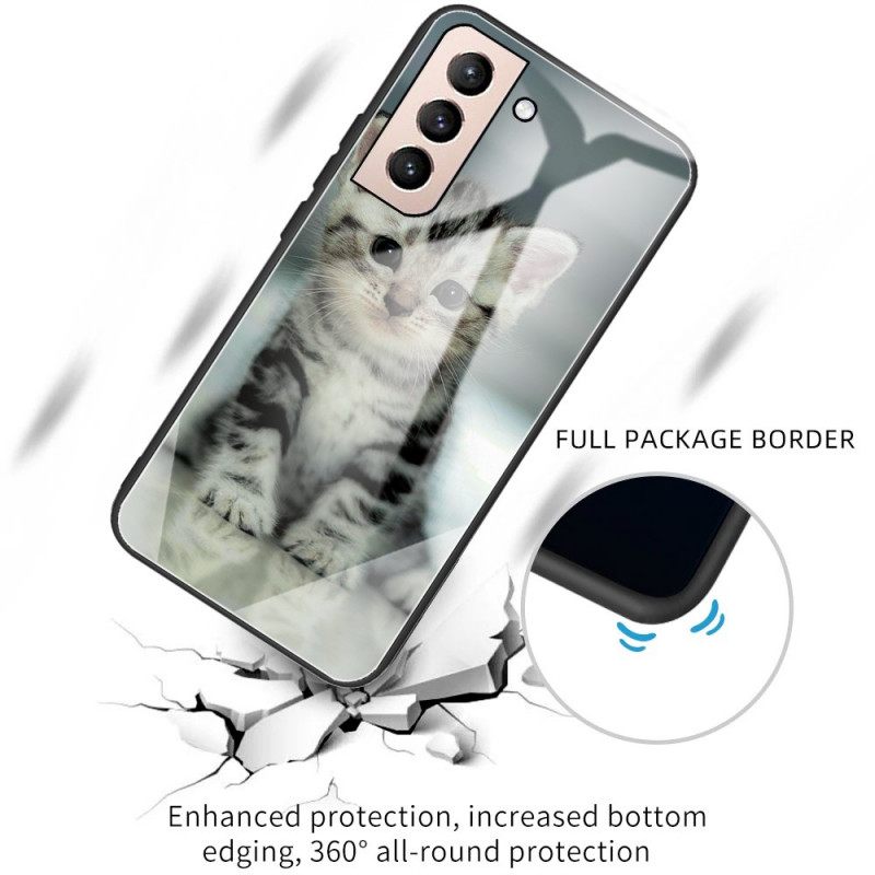 Θήκη Samsung Galaxy S22 Plus 5G Kitten Tempered Glass