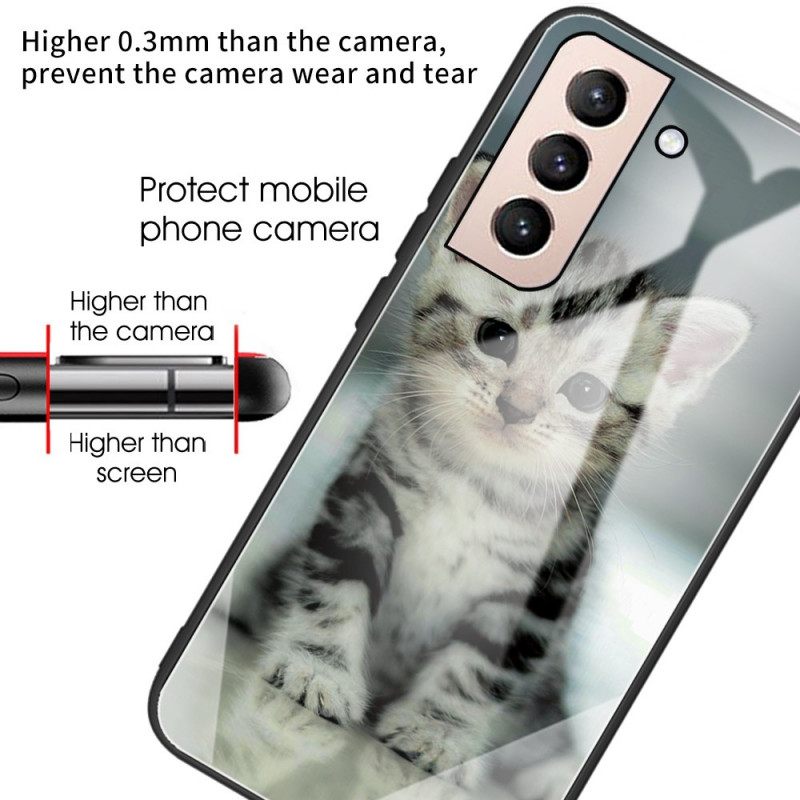 Θήκη Samsung Galaxy S22 Plus 5G Kitten Tempered Glass