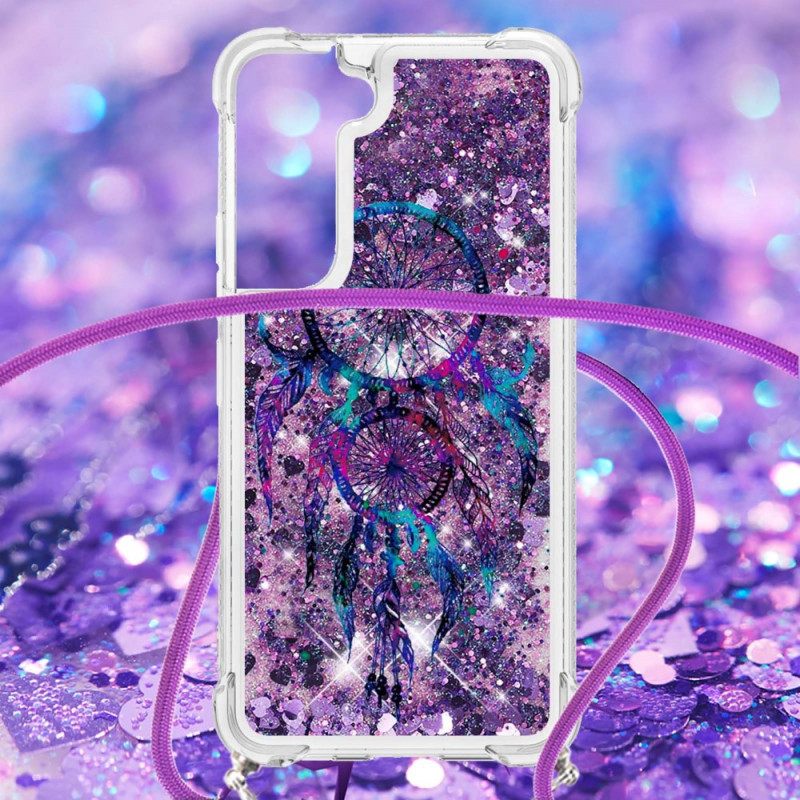 Θήκη Samsung Galaxy S22 Plus 5G με κορδονι Dream Catcher Glitter Cord