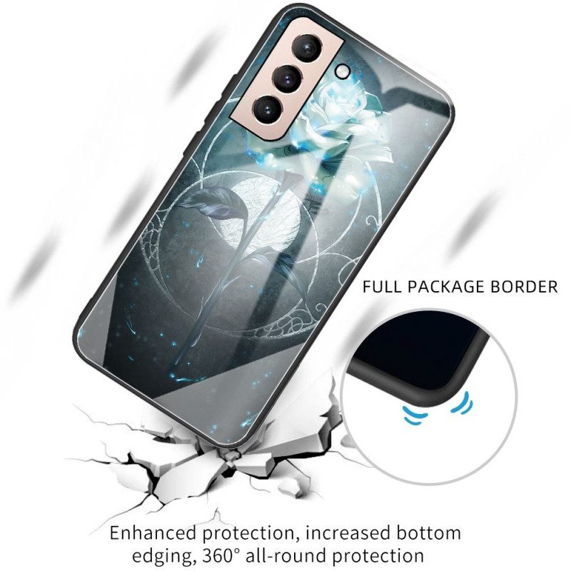 Θήκη Samsung Galaxy S22 Plus 5G Ροζ Πράσινο Tempered Glass