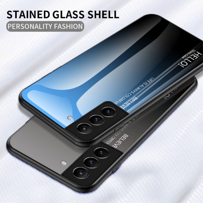 Θήκη Samsung Galaxy S22 Plus 5G Tempered Glass Γεια Σας