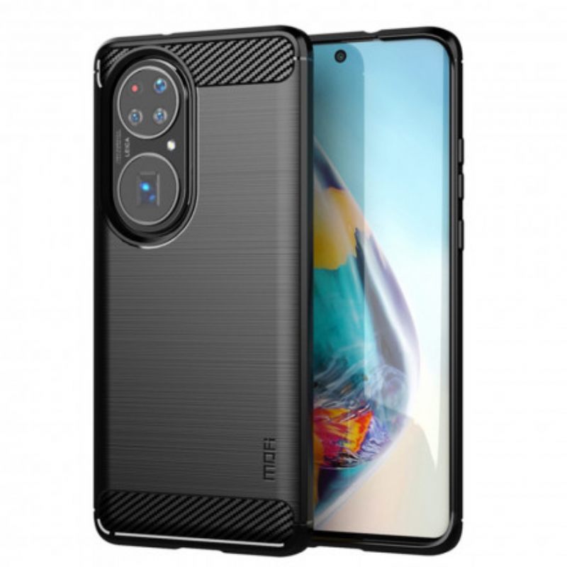 θηκη κινητου Huawei P50 Pro Mofi Brushed Carbon Fiber