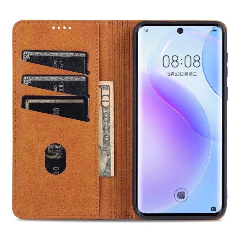 θηκη κινητου Huawei P50 Pro Θήκη Flip Δερμάτινο Στυλ Azns