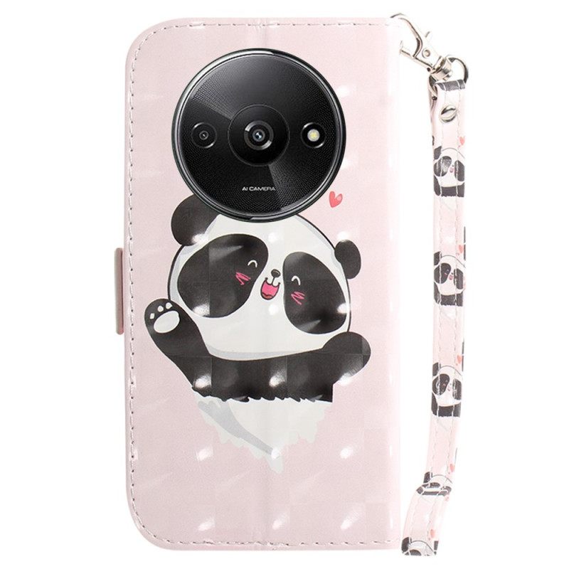 Θηκη Κινητου Poco C61 Panda Love With Strap