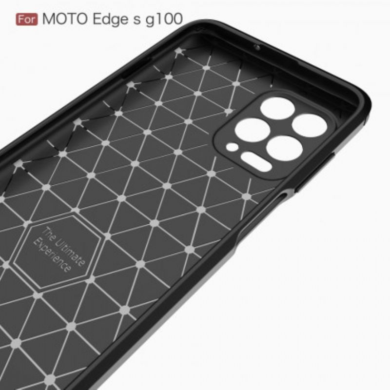 θηκη κινητου Moto G100 Βουρτσισμένη Ίνα Άνθρακα