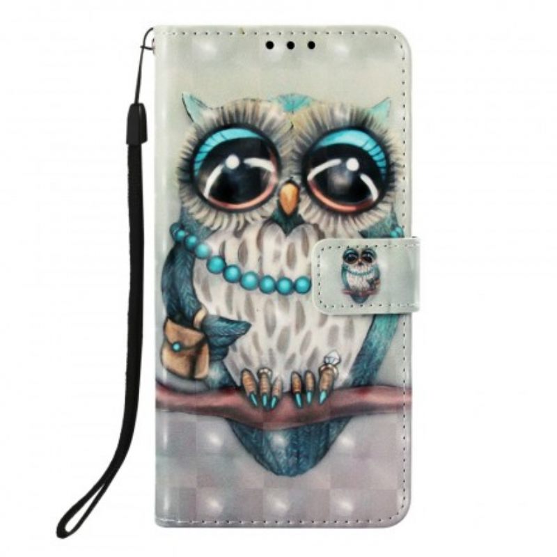 Κάλυμμα Samsung Galaxy A9 με κορδονι Miss Strappy Owl