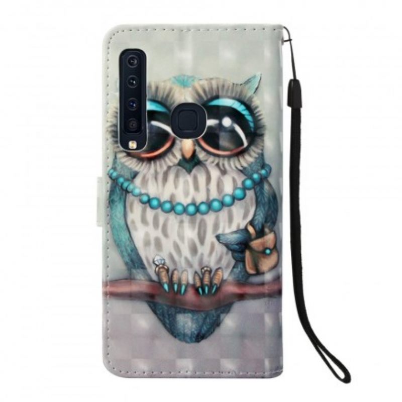 Κάλυμμα Samsung Galaxy A9 με κορδονι Miss Strappy Owl