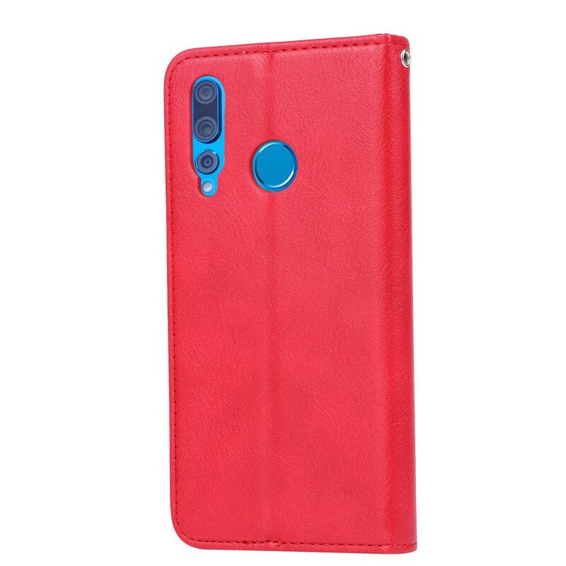 θηκη κινητου Huawei P Smart Z / Honor 9X Θήκη Flip Θήκη Κάρτας Από Συνθετικό Δέρμα