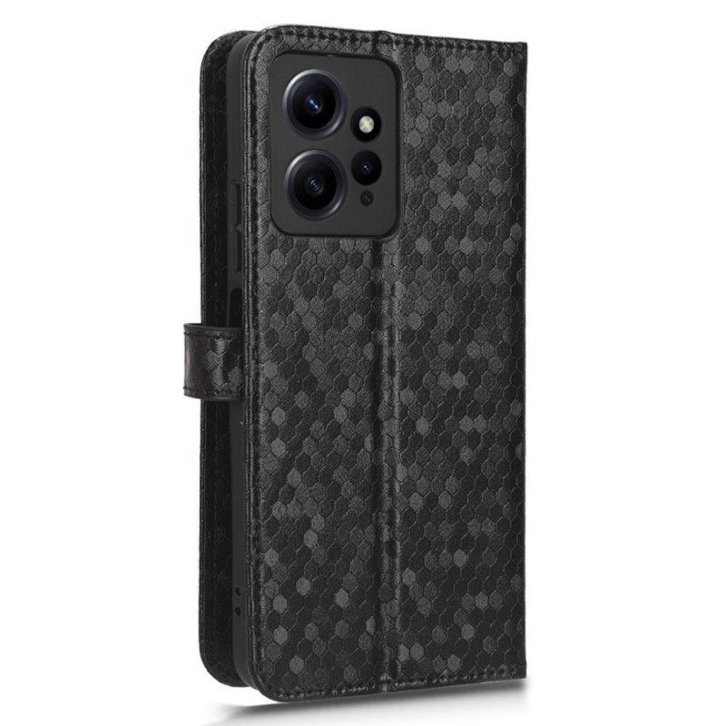 δερματινη θηκη Xiaomi Redmi Note 12 4G με κορδονι 3d Strappy Design