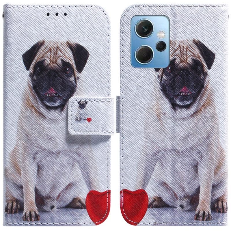 δερματινη θηκη Xiaomi Redmi Note 12 4G Pug Dog