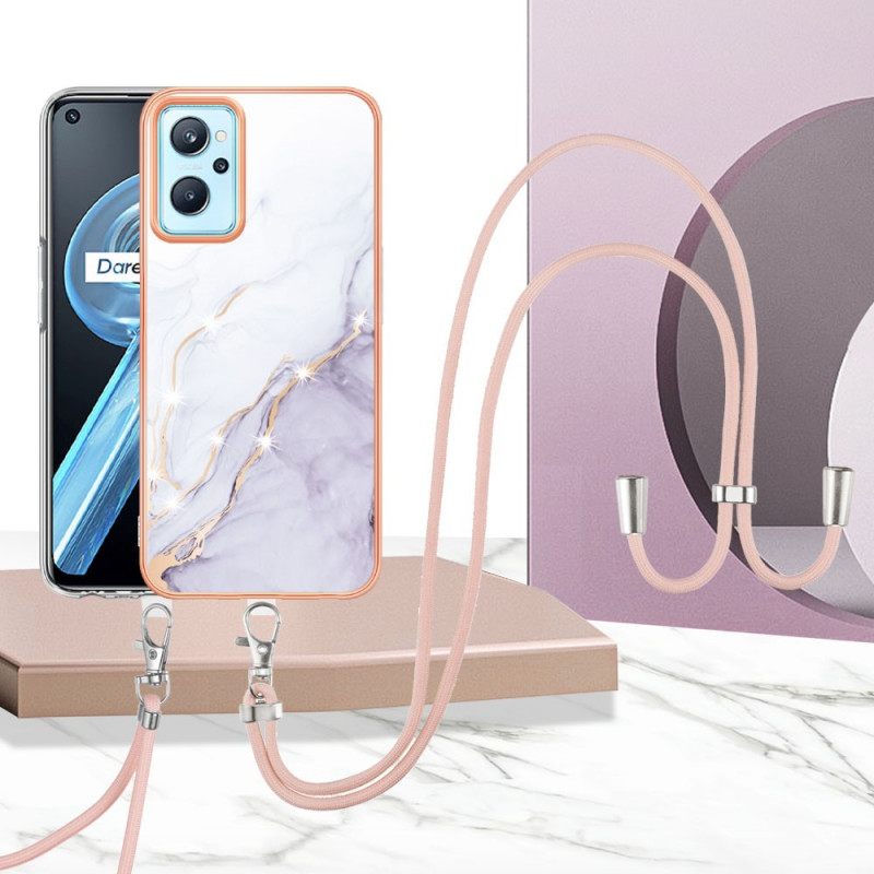 θηκη κινητου Realme 9i με κορδονι À Cord Design Marble