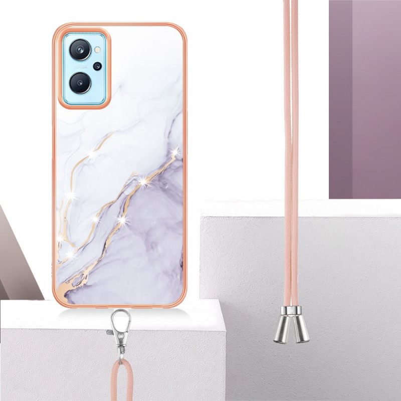 θηκη κινητου Realme 9i με κορδονι À Cord Design Marble