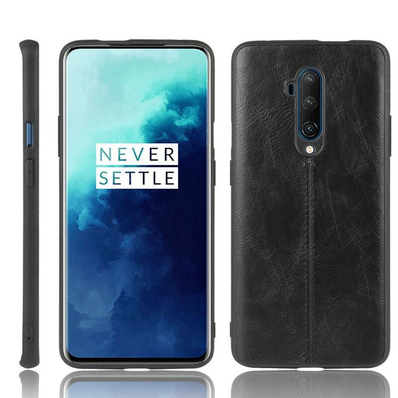 Θήκη OnePlus 7T Pro Εφέ Δέρματος Ραφής