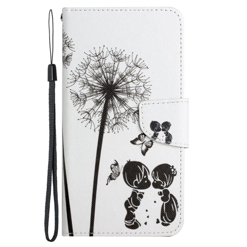 Κάλυμμα Poco X4 Pro 5G με κορδονι Dandelions Love With Strap