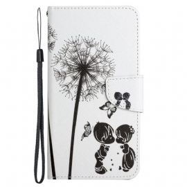 Κάλυμμα Poco X4 Pro 5G με κορδονι Dandelions Love With Strap