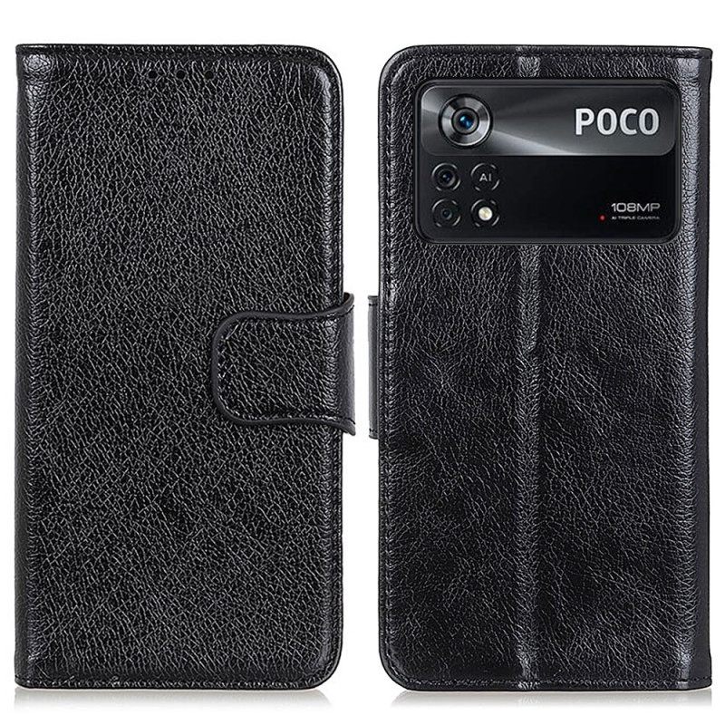 Κάλυμμα Poco X4 Pro 5G Split Nappa Leather