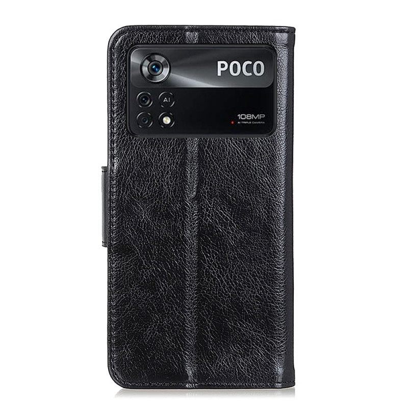 Κάλυμμα Poco X4 Pro 5G Split Nappa Leather