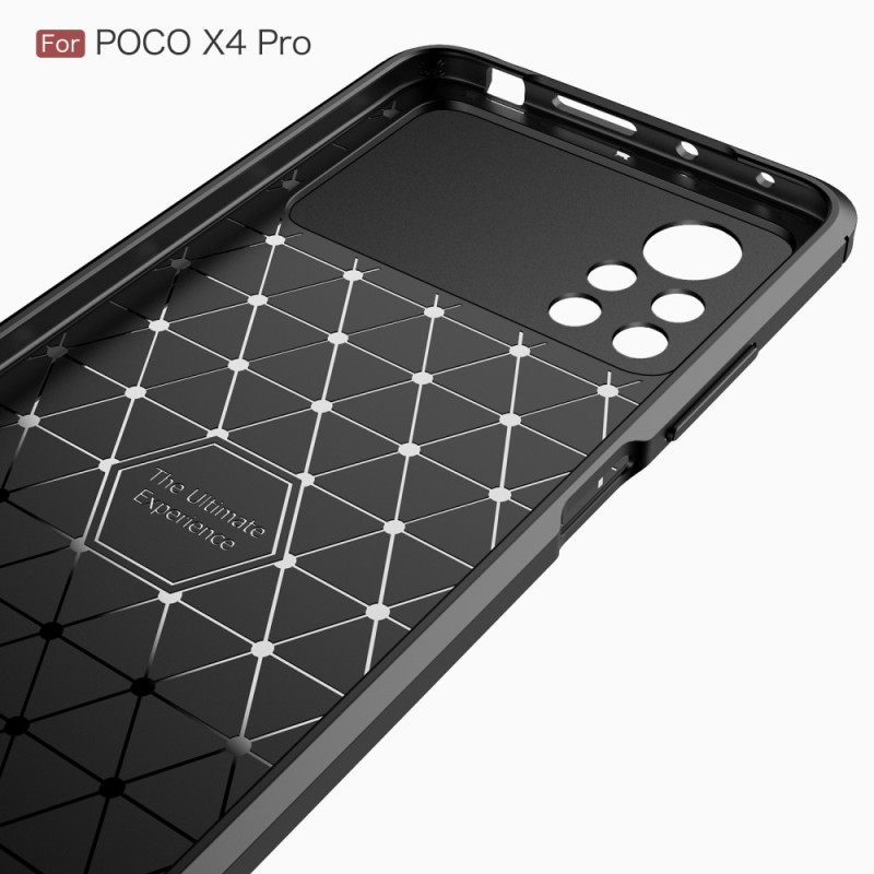 θηκη κινητου Poco X4 Pro 5G Βουρτσισμένη Ίνα Άνθρακα