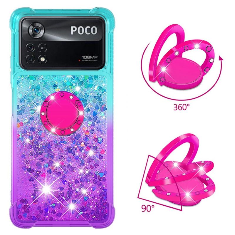 θηκη κινητου Poco X4 Pro 5G Glitter Ring-support