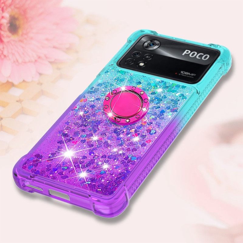 θηκη κινητου Poco X4 Pro 5G Glitter Ring-support