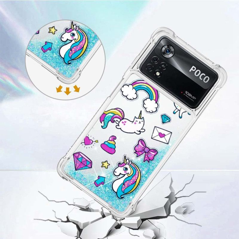 θηκη κινητου Poco X4 Pro 5G Glitter Unicorn