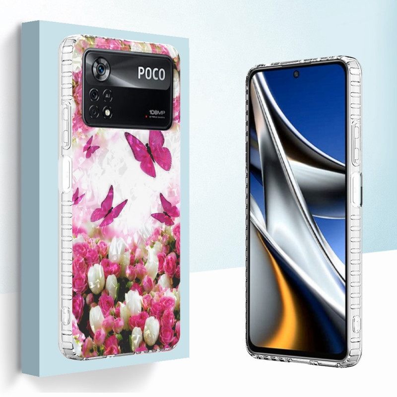 Θήκη Poco X4 Pro 5G Κομψές Πεταλούδες