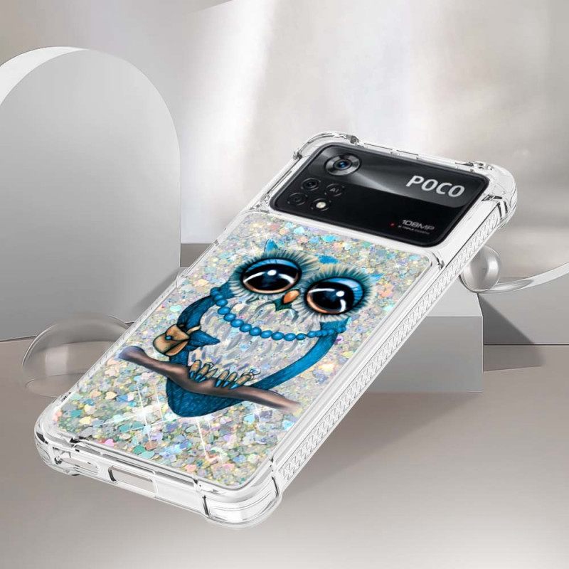 Θήκη Poco X4 Pro 5G Mrs Owl Glitter