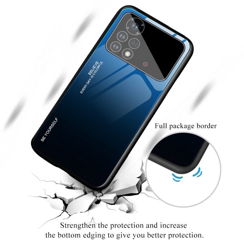 Θήκη Poco X4 Pro 5G Tempered Glass Be Yourself