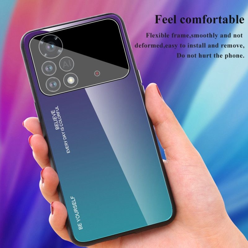 Θήκη Poco X4 Pro 5G Tempered Glass Be Yourself