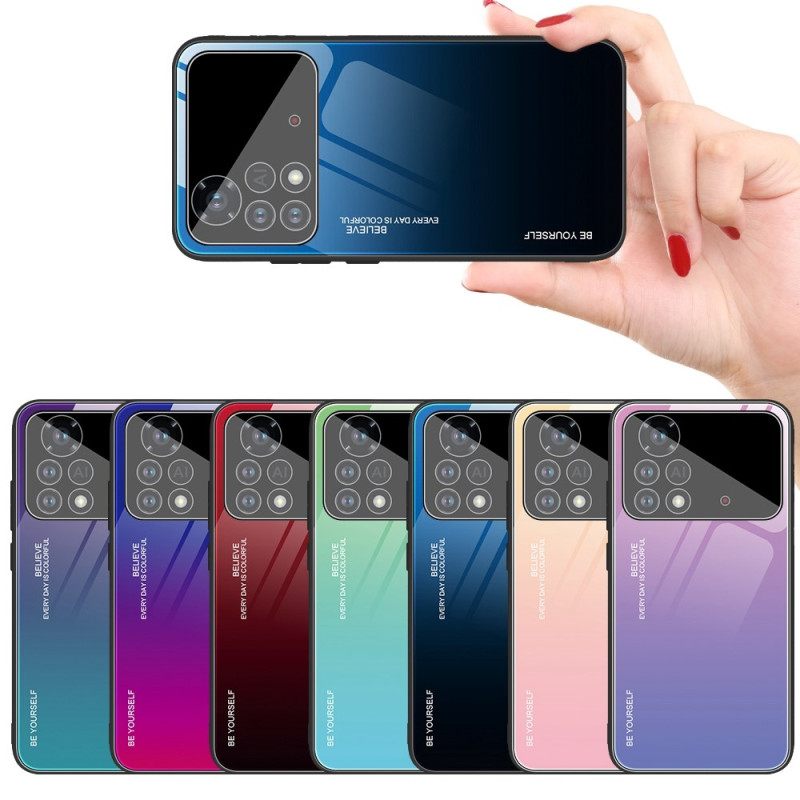 Θήκη Poco X4 Pro 5G Tempered Glass Be Yourself