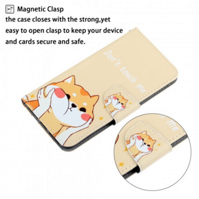 Κάλυμμα Xiaomi Mi Note 10 / 10 Pro με κορδονι Μην Με Αγγίζεις Strappy Cat