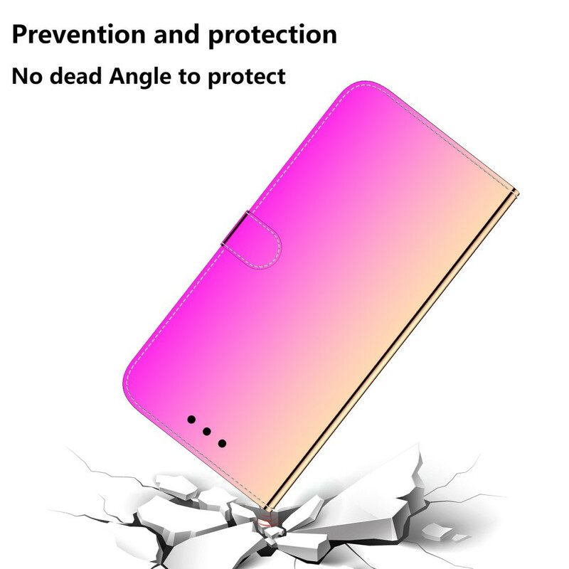 Θήκη Flip Xiaomi Mi Note 10 / 10 Pro Κάλυμμα Καθρέφτη Από Συνθετικό Δέρμα