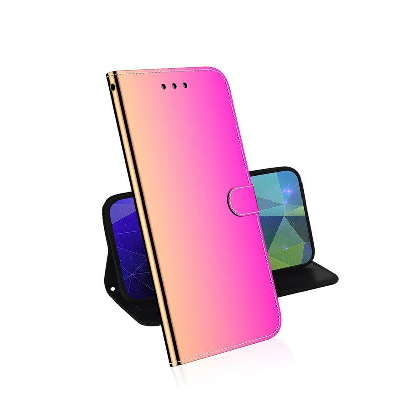 Θήκη Flip Xiaomi Mi Note 10 / 10 Pro Κάλυμμα Καθρέφτη Από Συνθετικό Δέρμα