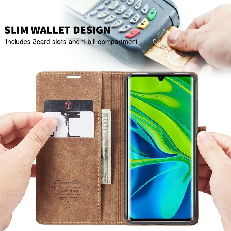 θηκη κινητου Xiaomi Mi Note 10 / 10 Pro Θήκη Flip Caseme Faux Leather