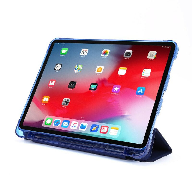 θηκη κινητου iPad Pro 12.9" (2021) (2020) (2018) Μολυβοθήκη Από Ψεύτικο Δέρμα