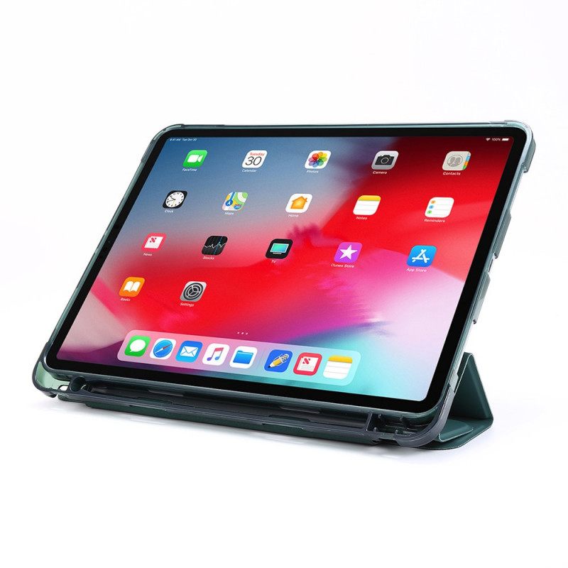 θηκη κινητου iPad Pro 12.9" (2021) (2020) (2018) Πτυσσόμενο Κάλυμμα Με Εφέ Δέρματος