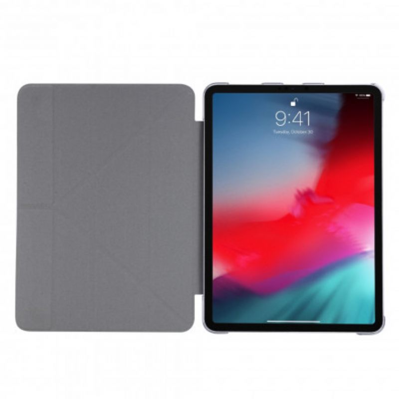 θηκη κινητου iPad Pro 12.9" (2021) (2020) (2018) Συνεργό Δέρμα Με Υφή Μεταξιού