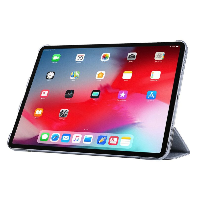 θηκη κινητου iPad Pro 12.9" (2021) (2020) (2018) Συνεργό Δέρμα Με Υφή Μεταξιού