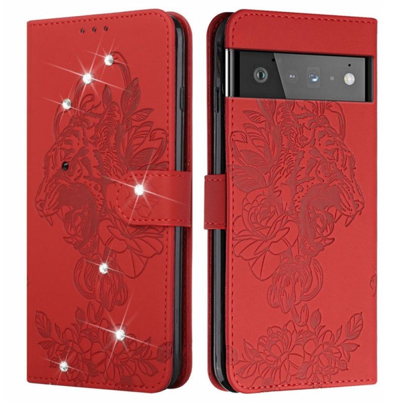 Κάλυμμα Google Pixel 6 Baroque Tiger And Strass