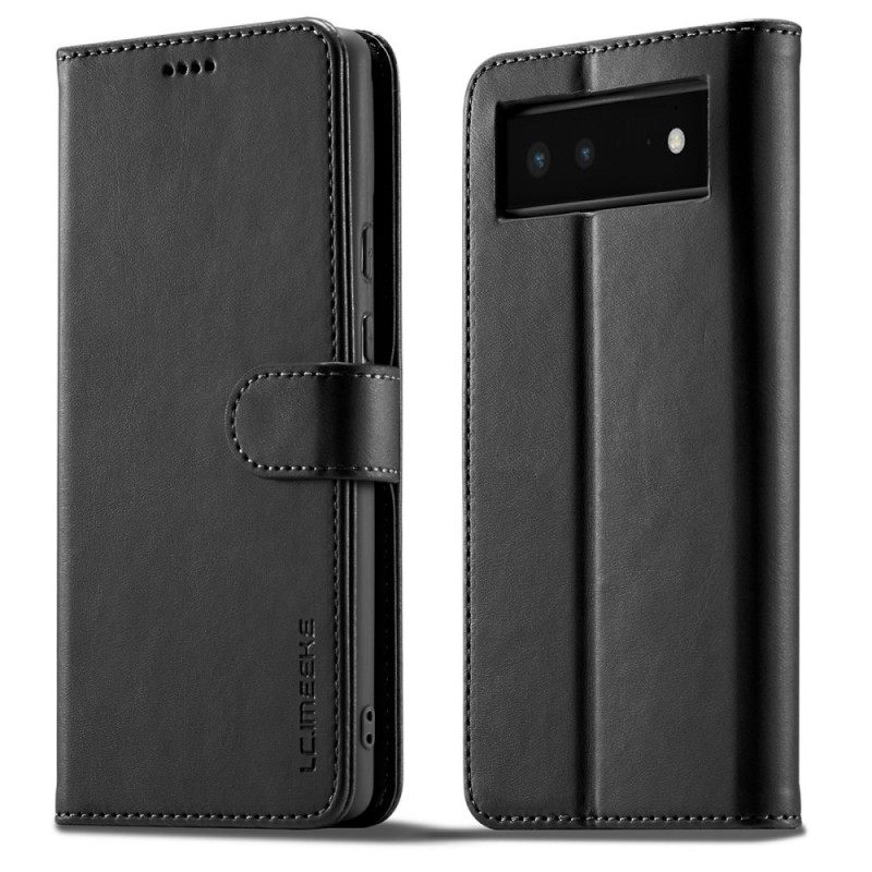 Θήκη Flip Google Pixel 6 Lc.imeeke Leather Effect