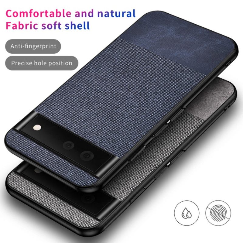 Θήκη Google Pixel 6 Faux Leather Dual Texture