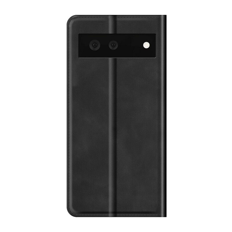 θηκη κινητου Google Pixel 6 Θήκη Flip Άγγιγμα Δέρματος