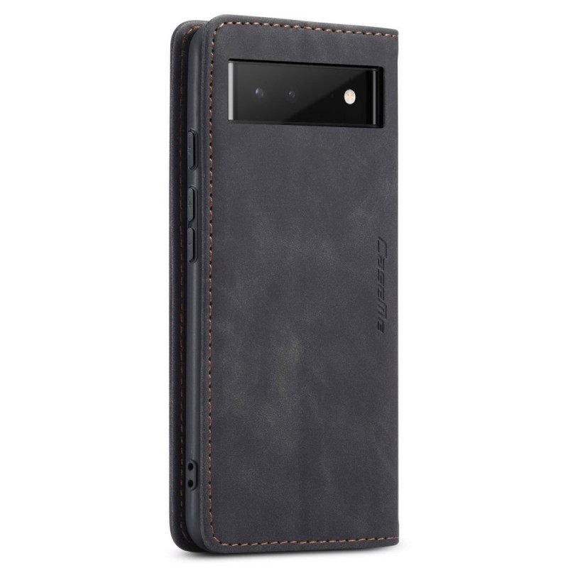 θηκη κινητου Google Pixel 6 Θήκη Flip Caseme Faux Leather