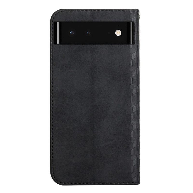 θηκη κινητου Google Pixel 6 Θήκη Flip Geo Leather Effect